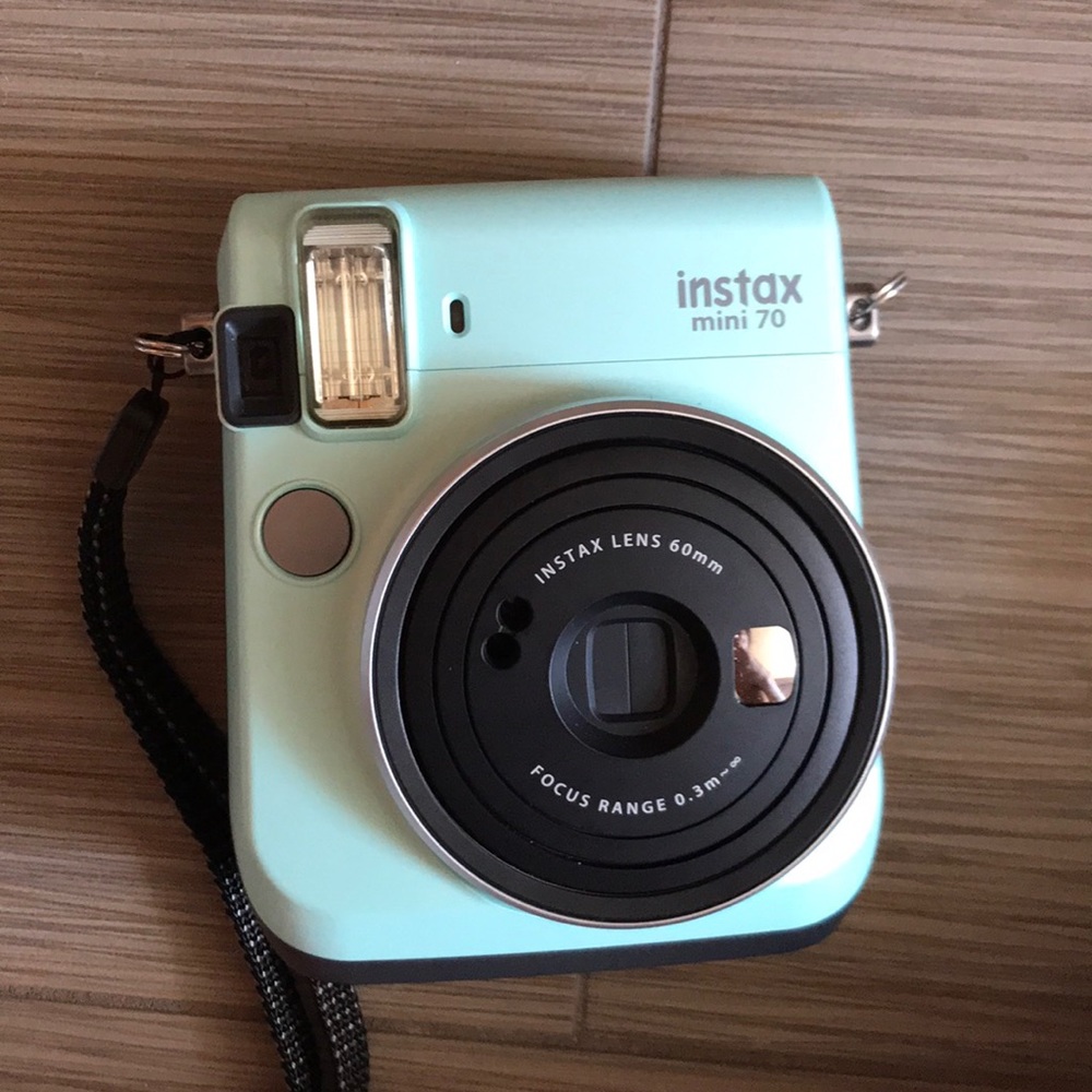 The newest blue instax mini 70